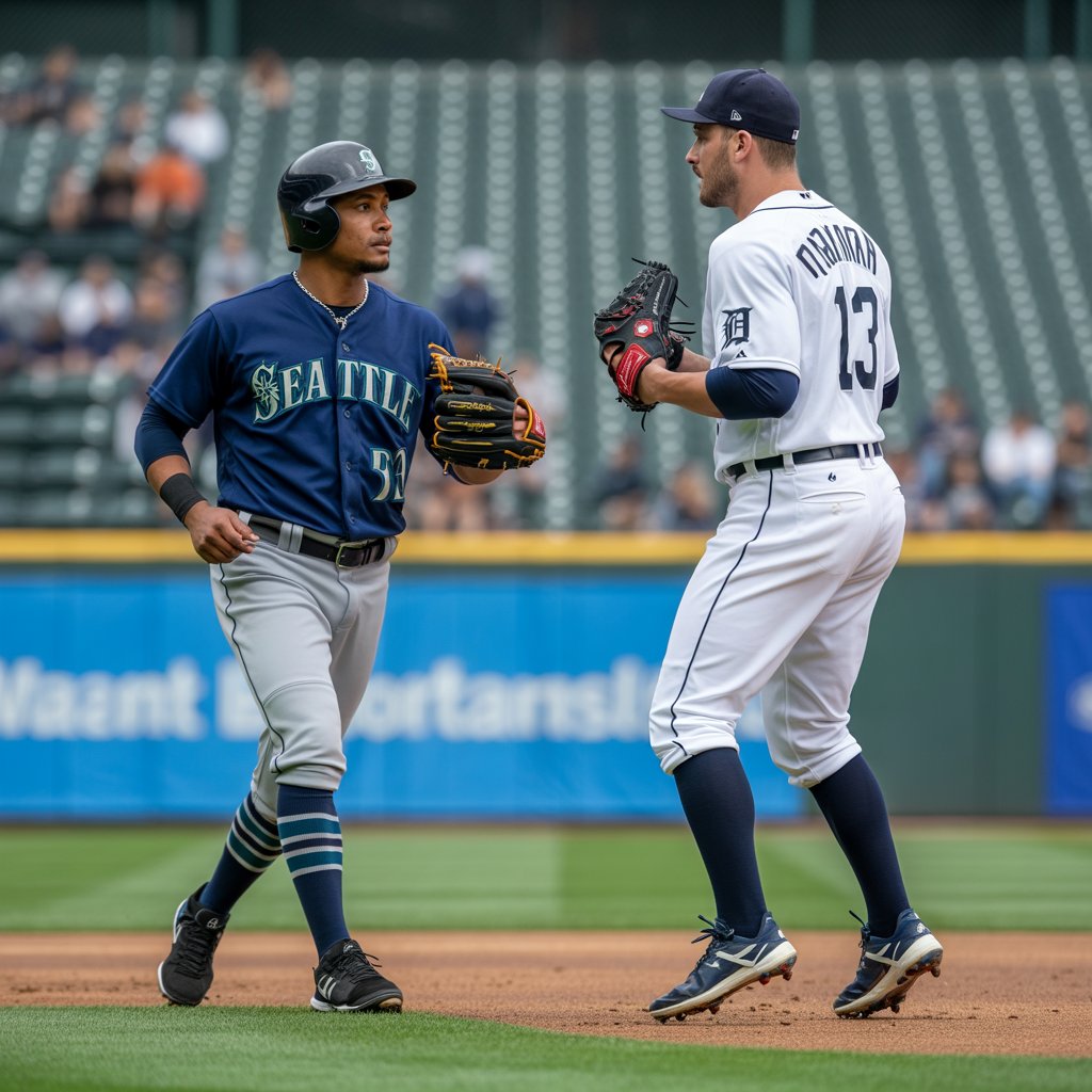 seattle mariners vs detroit tigers match player stats