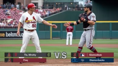 st. louis cardinals vs diamondbacks match player stats