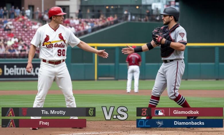 st. louis cardinals vs diamondbacks match player stats
