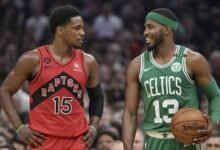 toronto raptors vs boston celtics match player stats