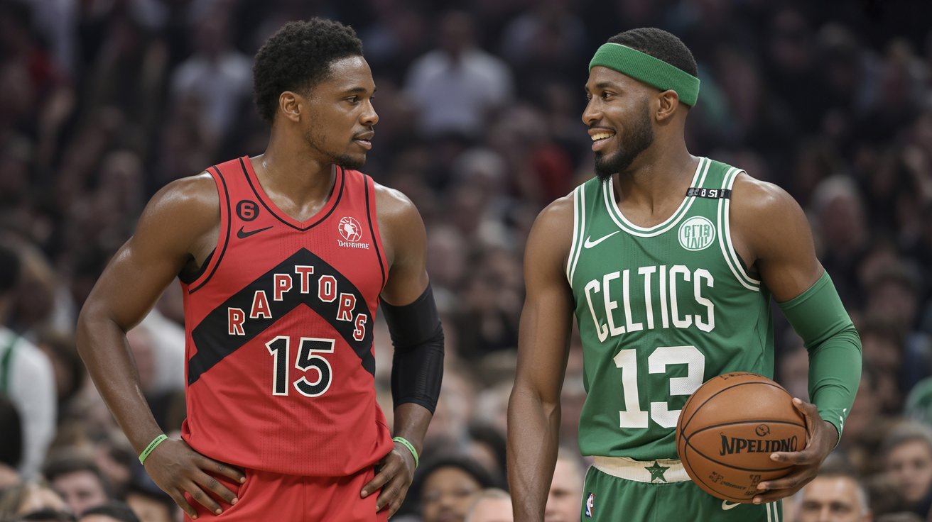 toronto raptors vs boston celtics match player stats