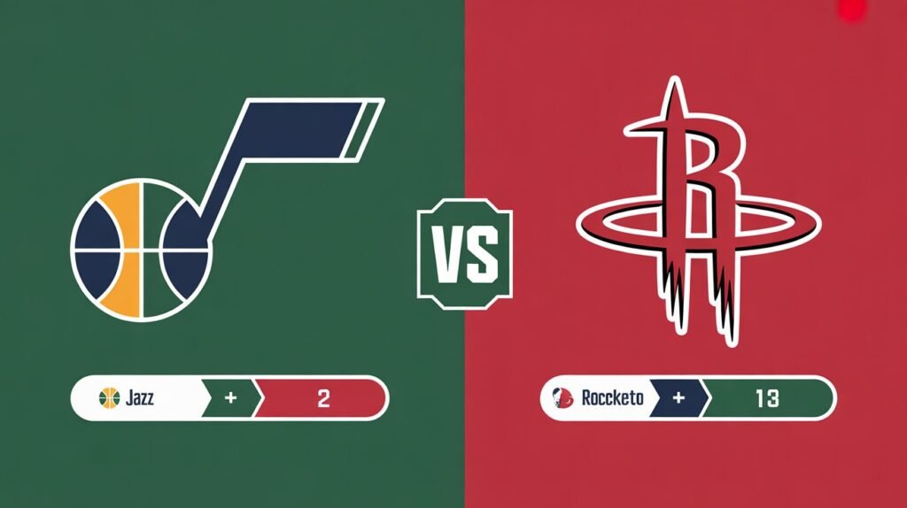 utah jazz vs houston rockets match player stats