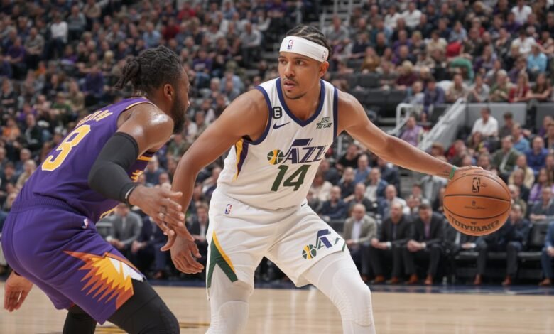 utah jazz vs phoenix suns match player stats