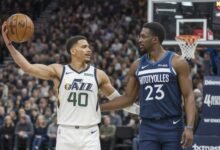 utah jazz vs timberwolves match player stats