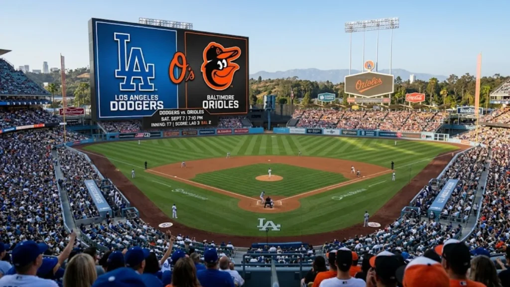 Dodgers vs Baltimore Orioles Match Player Stats