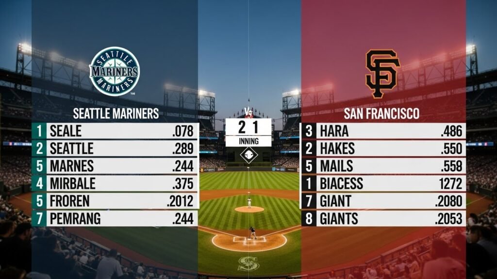 seattle mariners vs cincinnati reds match player stats