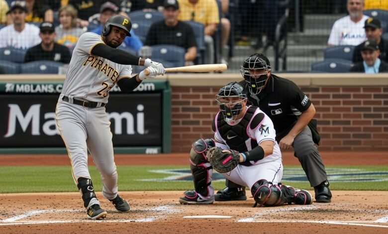 miami marlins vs pittsburgh pirates match player stats