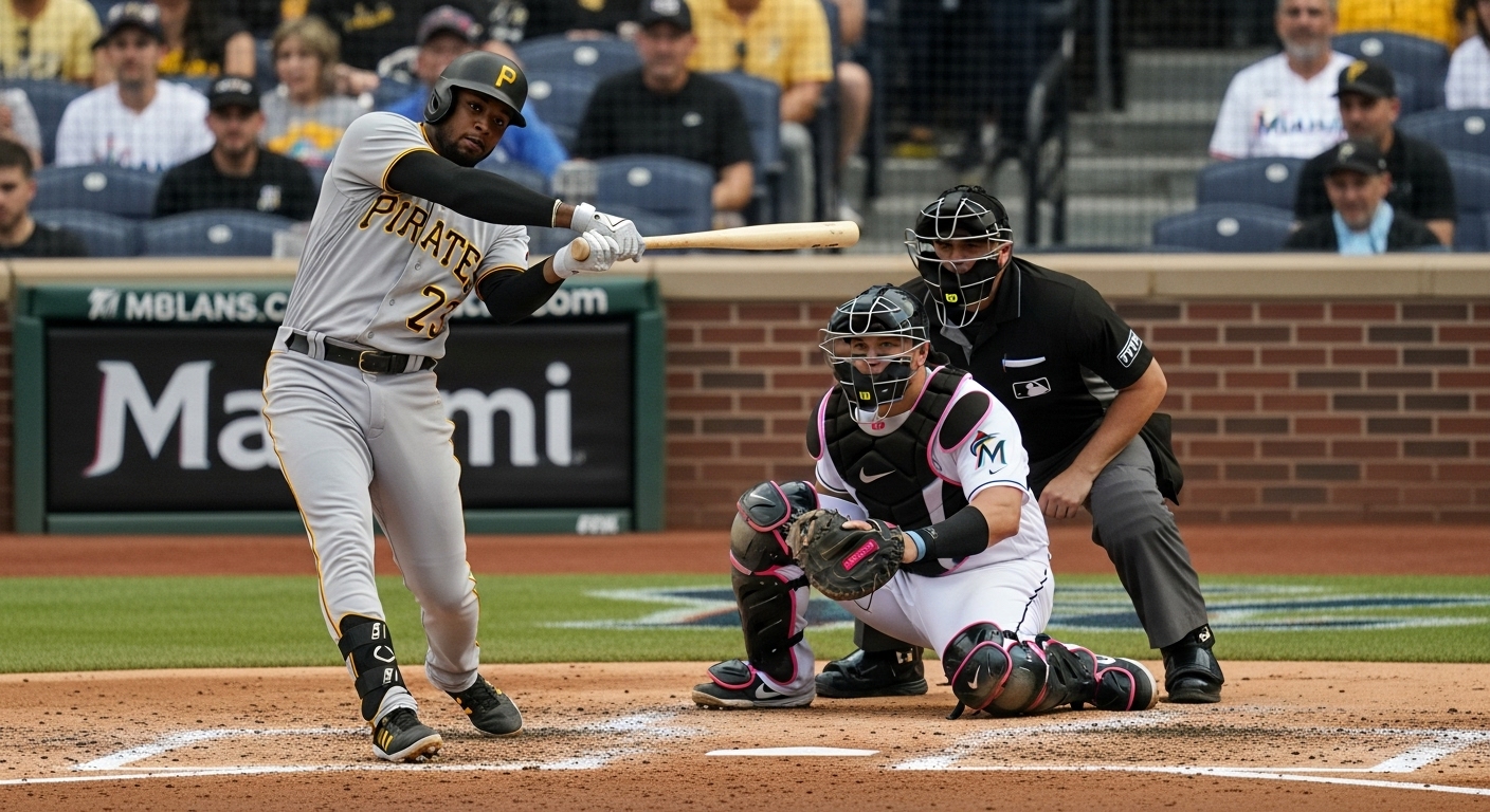 miami marlins vs pittsburgh pirates match player stats