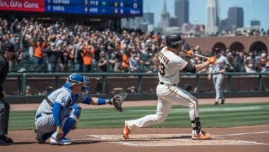 san francisco giants vs dodgers match player stats
