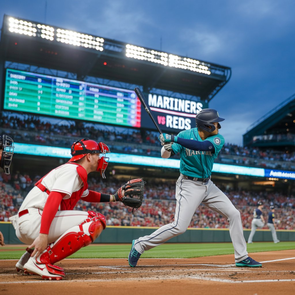seattle mariners vs cincinnati reds match player stats