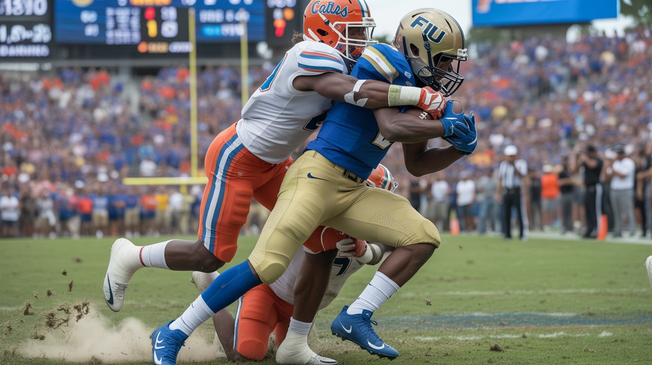 liu sharks football vs florida gators football match player stats