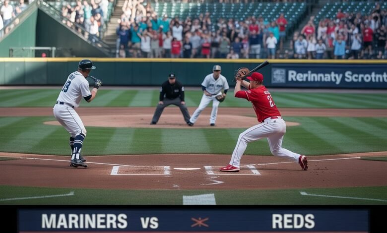 seattle mariners vs cincinnati reds match player stats