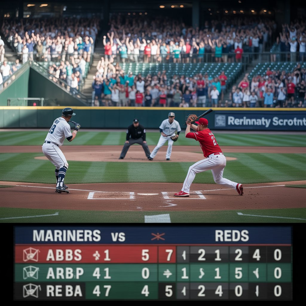 seattle mariners vs cincinnati reds match player stats