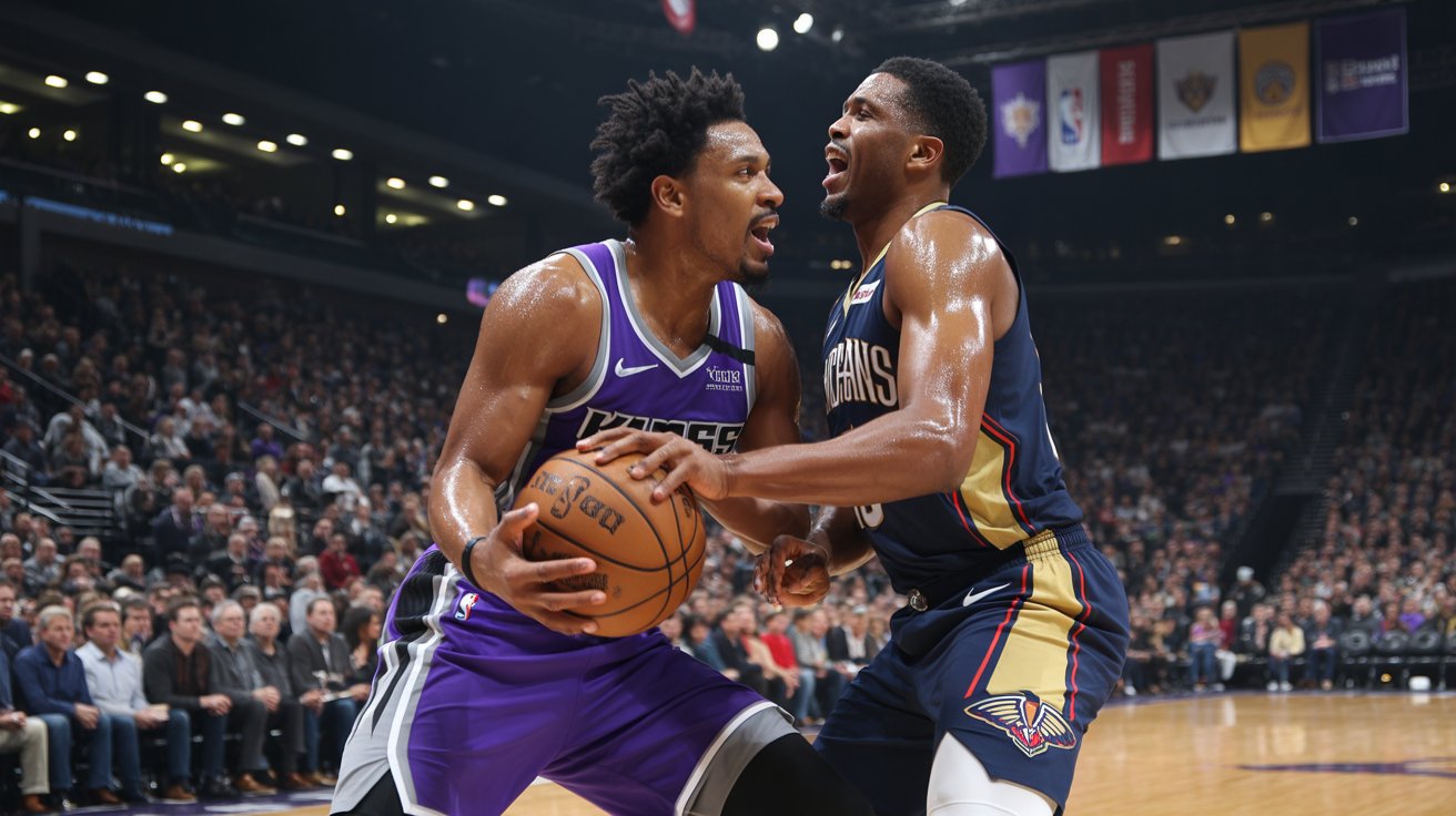 sacramento kings vs new orleans pelicans match player stats