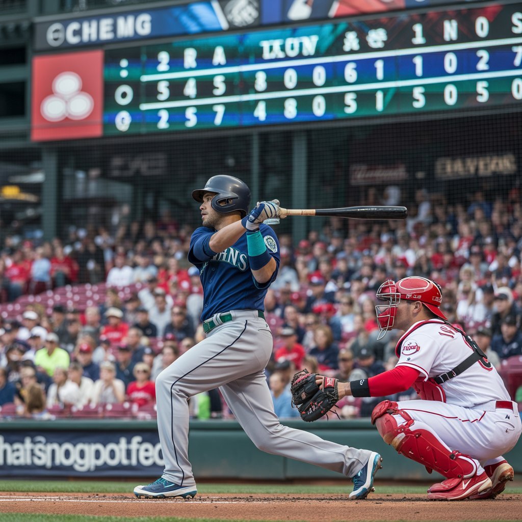 seattle mariners vs cincinnati reds match player stats