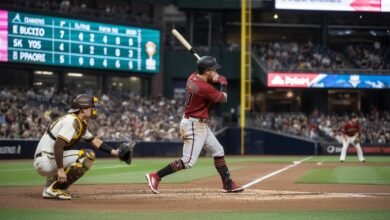 diamondbacks vs padres match player stats​