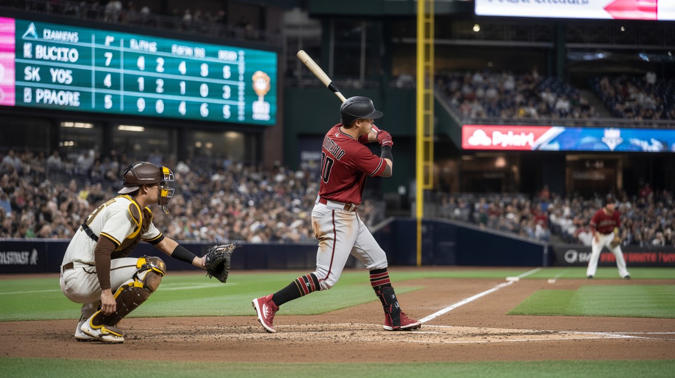diamondbacks vs padres match player stats​