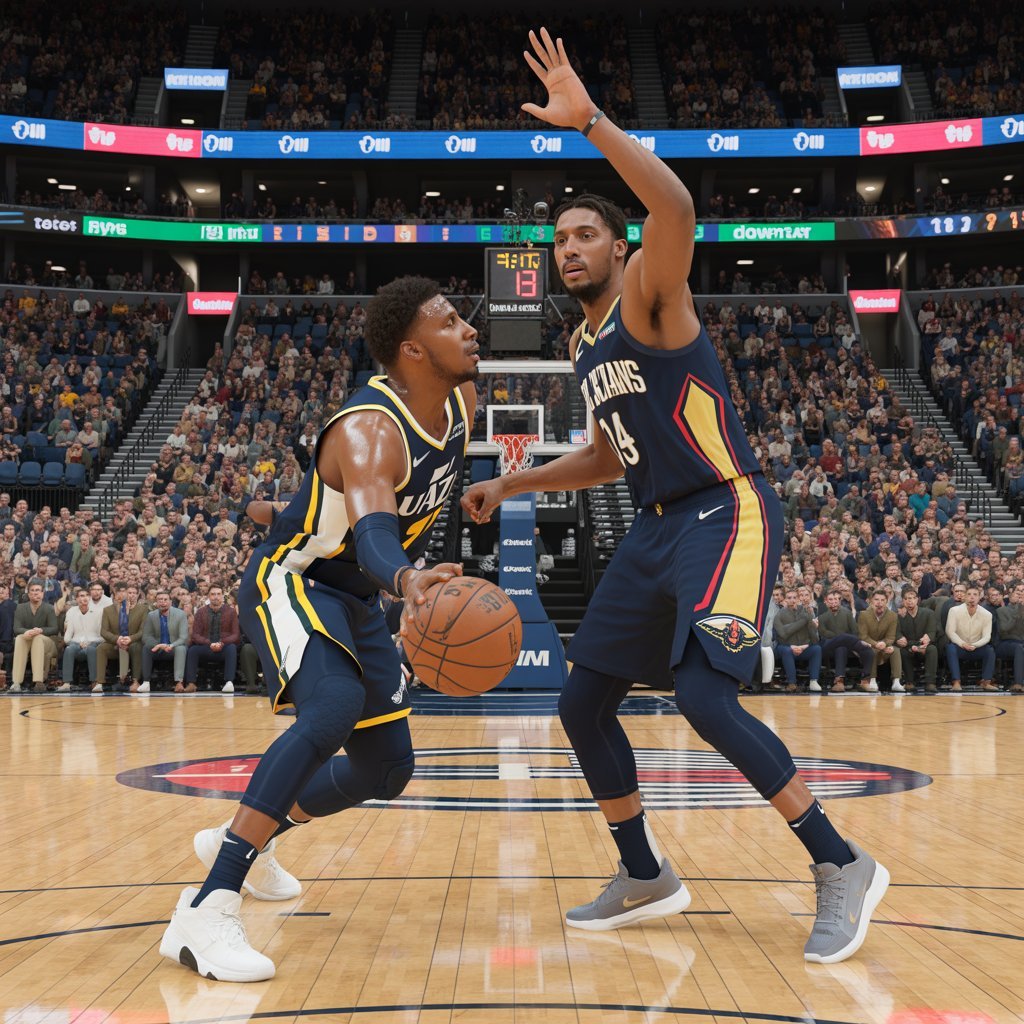 utah jazz vs new orleans pelicans match player stats