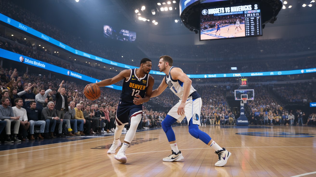 denver nuggets vs dallas mavericks match player stats