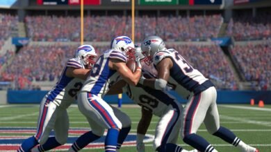 buffalo bills vs new england patriots match player stats