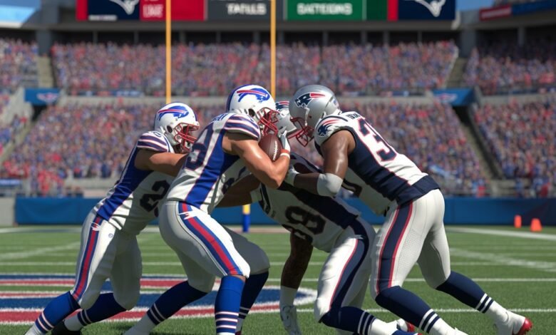 buffalo bills vs new england patriots match player stats