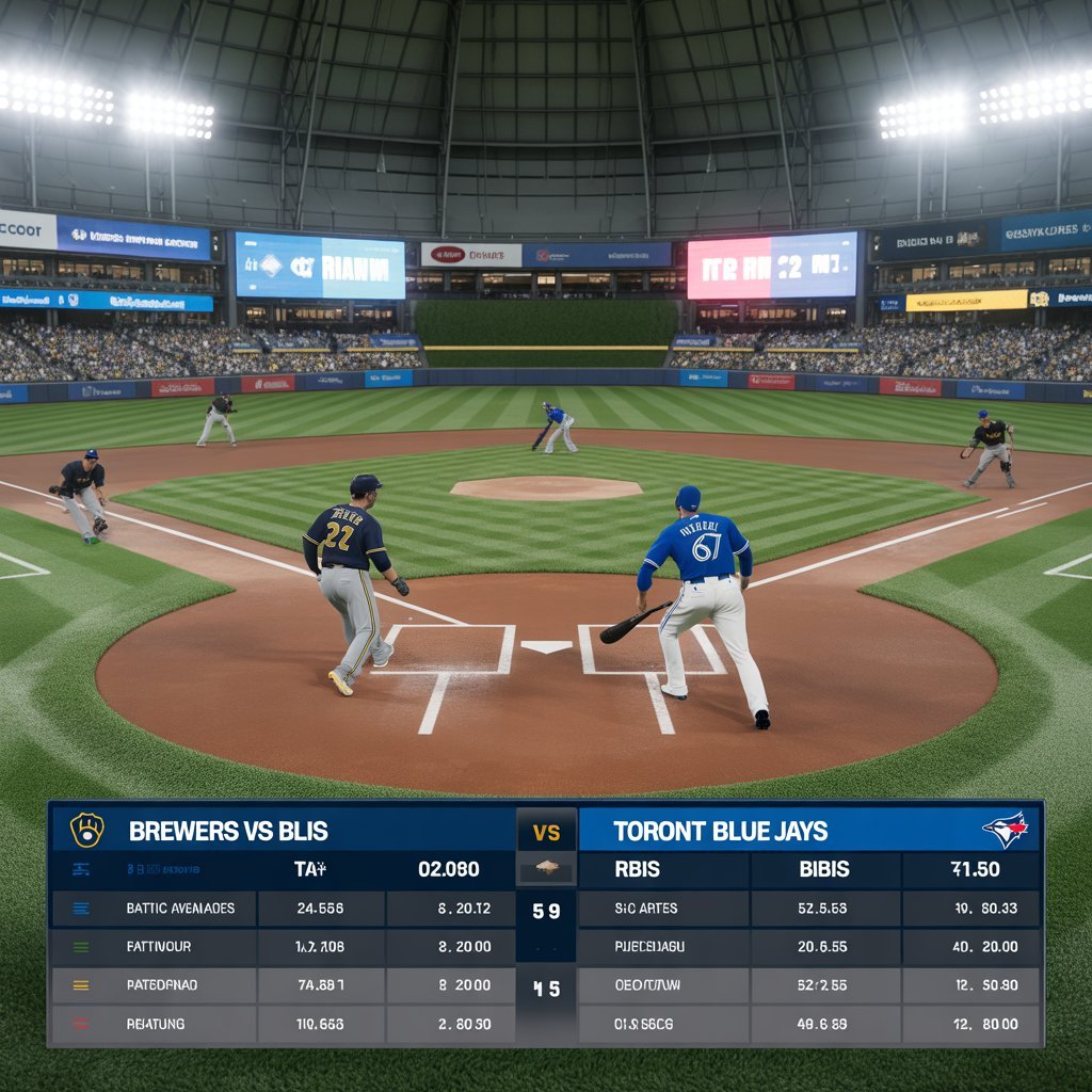 milwaukee brewers vs toronto blue jays match player stats