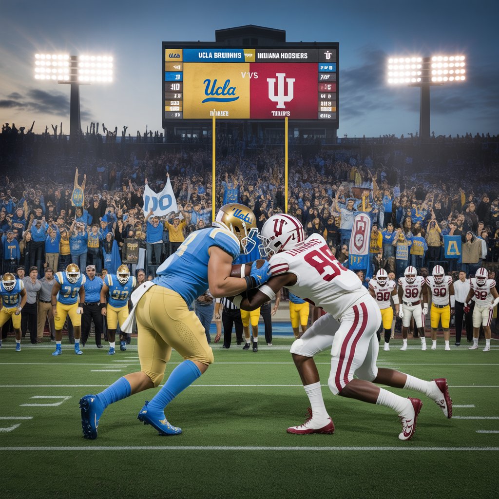 ucla bruins football vs indiana hoosiers football match player stats