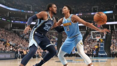 memphis grizzlies vs denver nuggets match player stats
