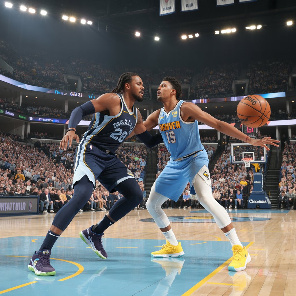 memphis grizzlies vs denver nuggets match player stats