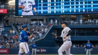 toronto blue jays vs new york yankees match player stats