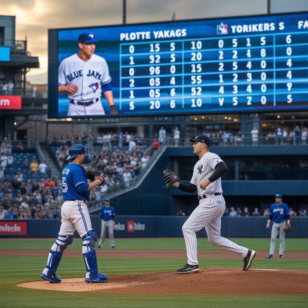 toronto blue jays vs new york yankees match player stats