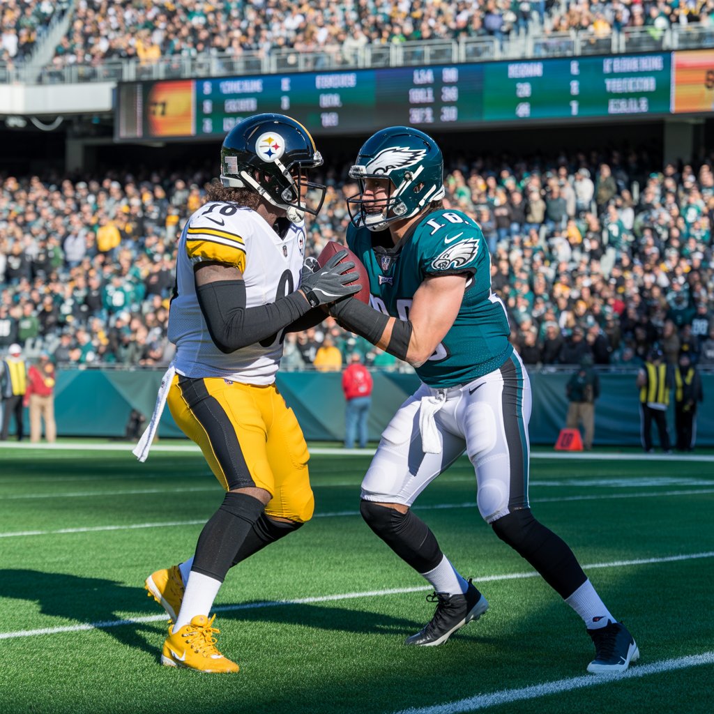 steelers vs philadelphia eagles match player stats