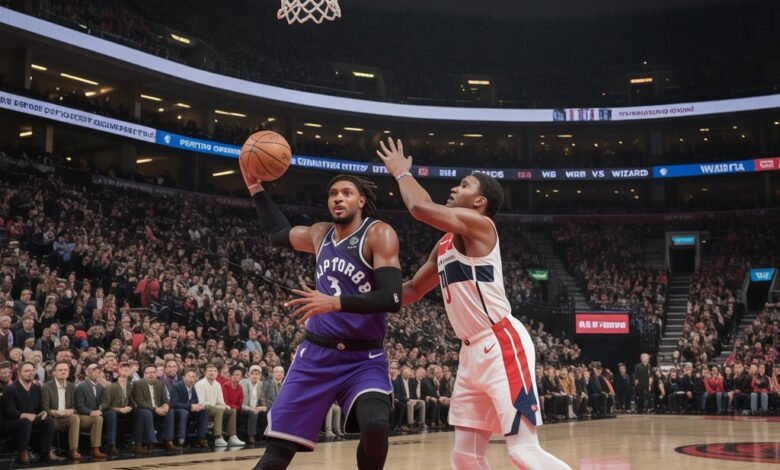 toronto raptors vs washington wizards match player stats