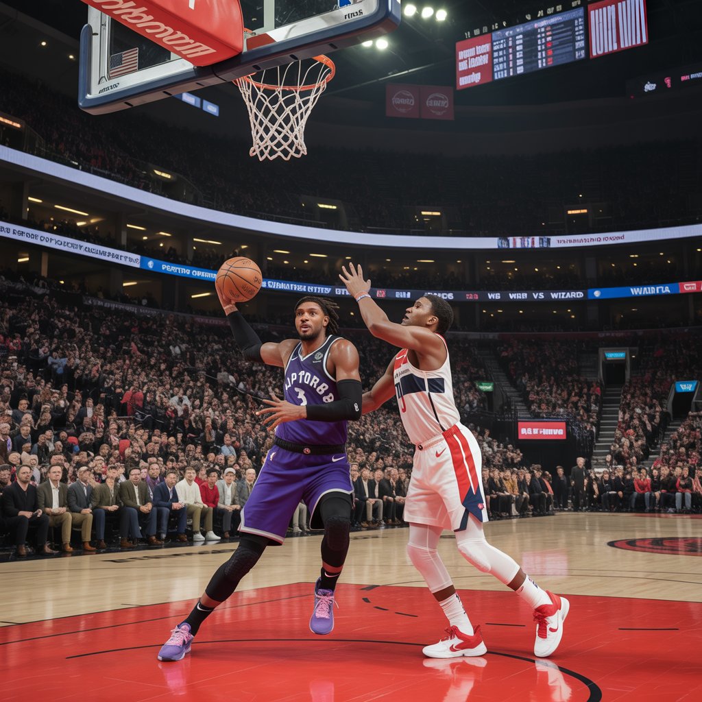 toronto raptors vs washington wizards match player stats