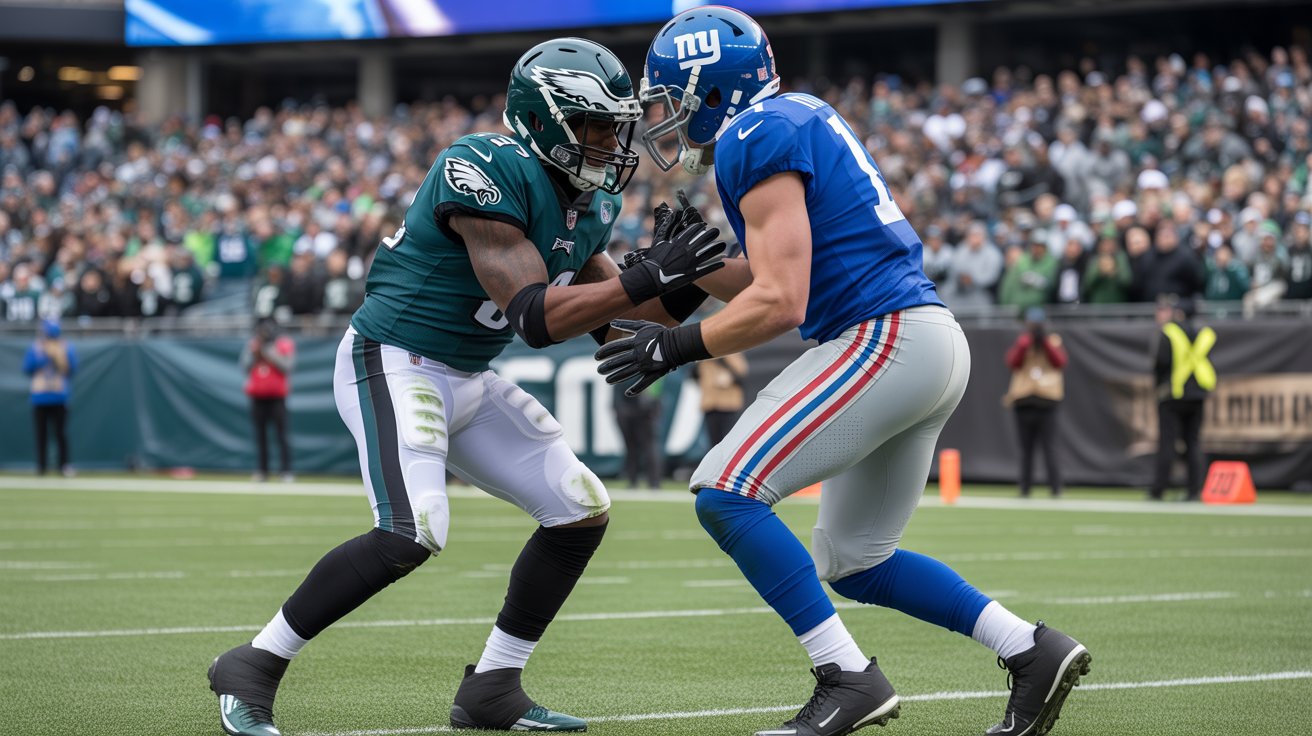 philadelphia eagles vs new york giants match player stats