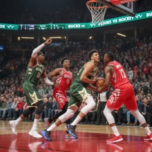 Milwaukee Bucks vs Houston Rockets Match Player Stats: Full Game ...