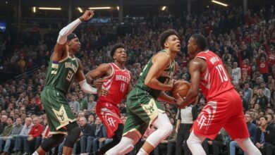 milwaukee bucks vs houston rockets match player stats