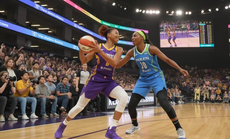 los angeles sparks vs dallas wings match player stats