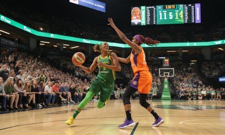 seattle storm vs phoenix mercury match player stats