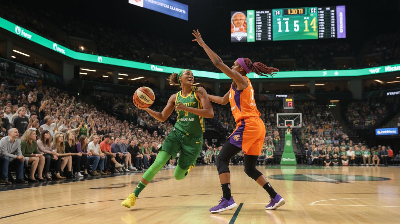 seattle storm vs phoenix mercury match player stats