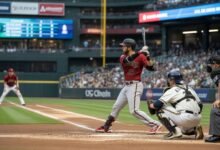 diamondbacks vs milwaukee brewers match player stats