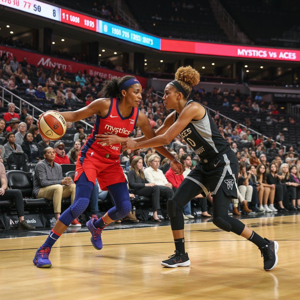 washington mystics vs las vegas aces match player stats