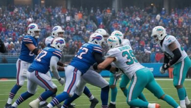 buffalo bills vs miami dolphins match player stats