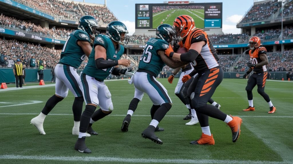 philadelphia eagles vs bengals match player stats