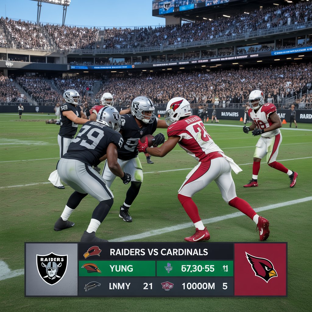 las vegas raiders vs arizona cardinals match player stats