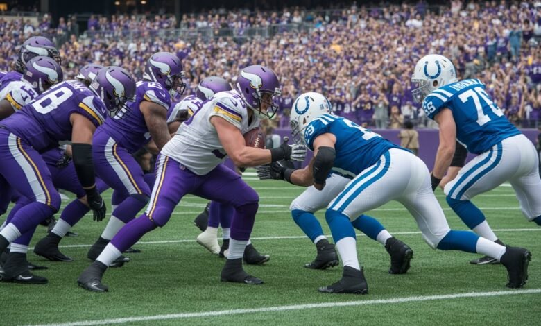minnesota vikings vs colts match player stats