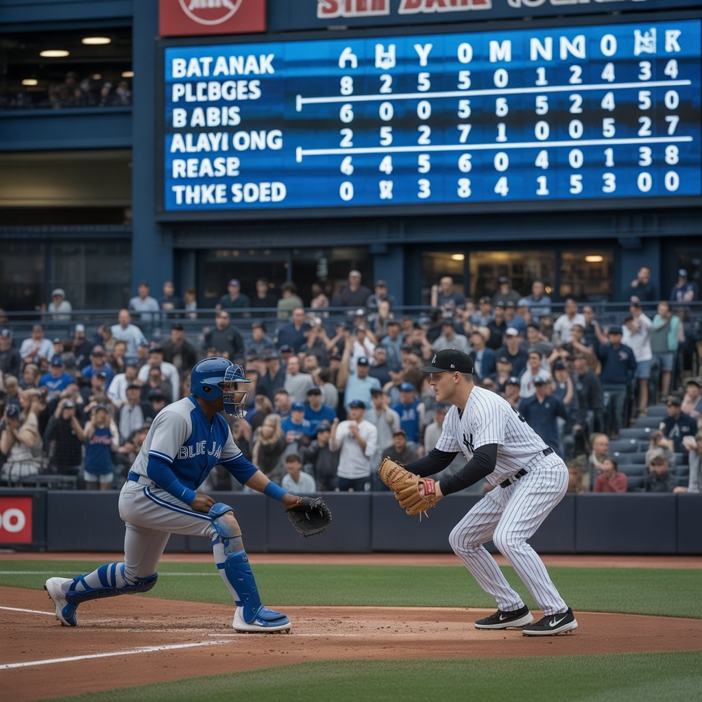 toronto blue jays vs new york yankees match player stats