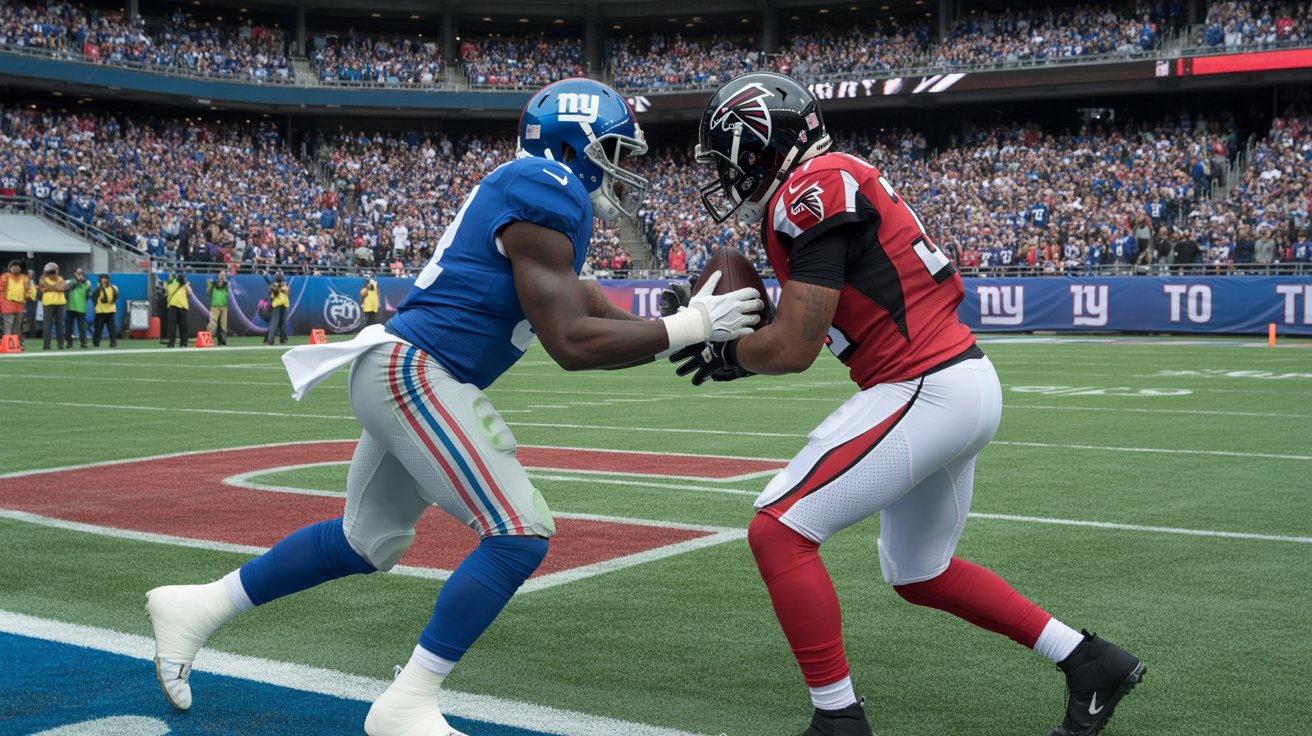 new york giants vs atlanta falcons match player stats