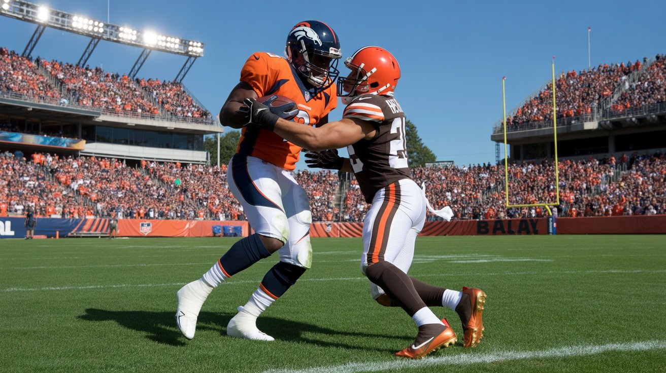 denver broncos vs cleveland browns match player stats