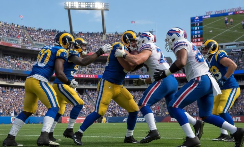 los angeles rams vs buffalo bills match player stats